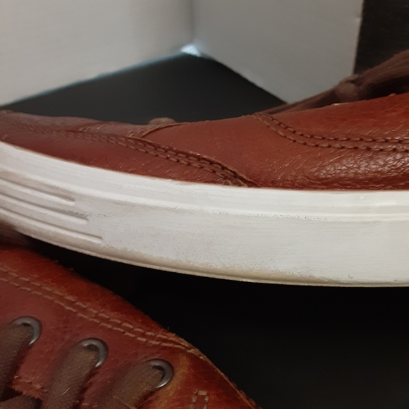 Ecco Soft 7 City Sneakers Men's 46 EU (12/12.5 U.S.) Brown Leather - Picture 5 of 12